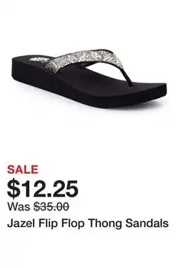 Belk Jazel Flip Flop Thong Sandals offer