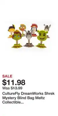 Game Stop CultureFly DreamWorks Shrek Mystery Blind Bag Meltz Collectible Figure (Styles May Vary) offer