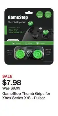 Game Stop GameStop Thumb Grips for Xbox Series X/S - Pulsar offer