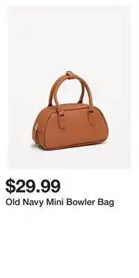 Old Navy Old Navy Mini Bowler Bag offer