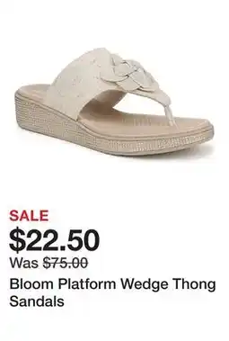 Belk Bloom Platform Wedge Thong Sandals offer