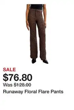 Belk Runaway Floral Flare Pants offer