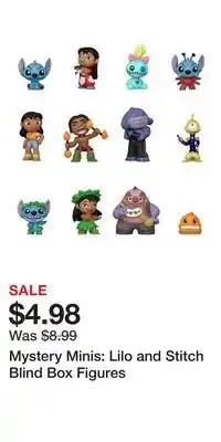 Game Stop Mystery Minis: Lilo and Stitch Blind Box Figures offer