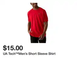 Belk UA Tech Men's Short Sleeve Shirt offer