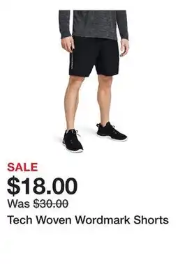 Belk Tech Woven Wordmark Shorts offer