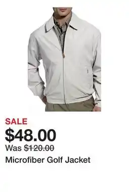Belk Microfiber Golf Jacket offer
