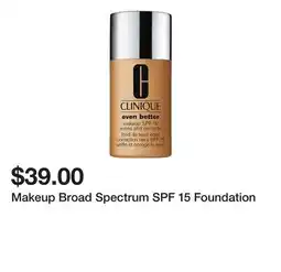 Belk Makeup Broad Spectrum SPF 15 Foundation offer
