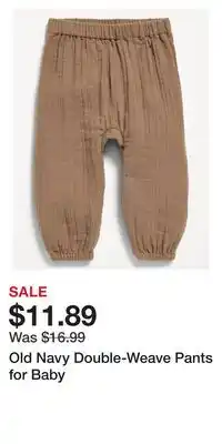 Old Navy Old Navy Double-Weave Pants for Baby offer