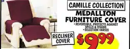 Ollie's CAMILLE COLLECTION MEDALLION FURNITURE COVER offer