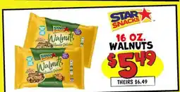 Ollie's STAR SNACKS Walnuts offer