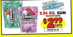 Ollie's ICE BREAKERS GUM offer