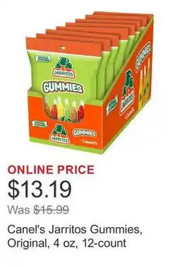 Costco Canel's Jarritos Gummies, Original, 4 oz, 12-count offer