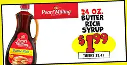 Ollie's Pearl Milling Company BUTTER RICH SYRUP offer