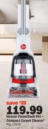 Meijer Hoover Powerdash Pet + Compact Carpet Cleaner offer