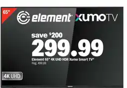 Meijer Element 65” 4K UHD HDR Xumo Smart TV offer