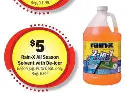 Meijer Rain-X All Season Solvent with De-Icer offer