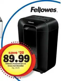 Meijer Fellowes Powershred 11C Cross-Cut Shredder offer