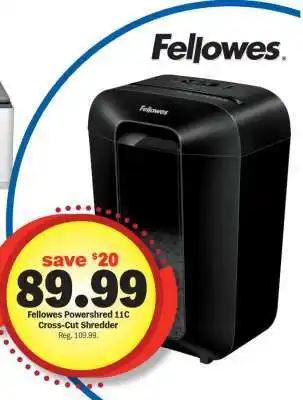Fellowes Powershred 11C Cross-Cut Shredder