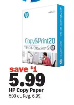 Meijer HP Copy Paper offer
