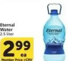 Albertsons Eternal Water offer