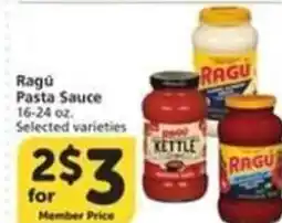 Albertsons Ragú Pasta Sauce offer