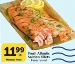 Albertsons Fresh Atlantic Salmon Fillets offer