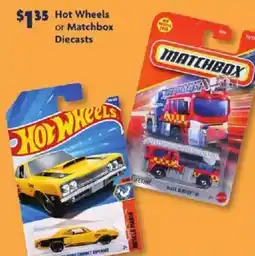 Family Dollar Hot Wheels or Matchbox Diecasts offer
