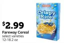 Fareway Fareway Cereal offer