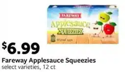 Fareway Fareway Applesauce Squeezies offer
