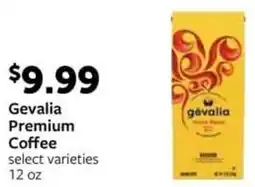 Fareway Gevalia Premium Coffee offer