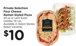Ralphs Private Selection Four Cheese Roman Styled Pizza offer