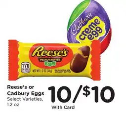 Ralphs Reese's or Cadbury Eggs offer