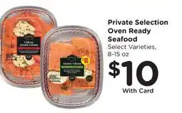Ralphs Private Selection Oven Ready Seafood offer