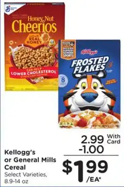 Ralphs Kellogg's or General Mills Cereal offer
