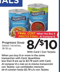 Ralphs Progresso Soup offer