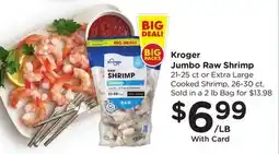 Ralphs Kroger Jumbo Raw Shrimp offer