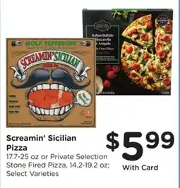 Ralphs Screamin' Sicilian Pizza offer
