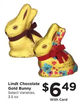 Ralphs Lindt Chocolate Gold Bunny offer