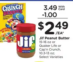 Ralphs Jif Peanut Butter offer