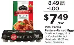 Ralphs Vital Farms Pasture-Raised Eggs offer
