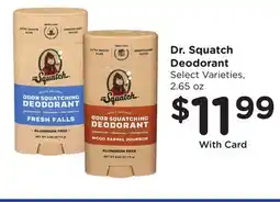 Ralphs Dr. Squatch Deodorant offer