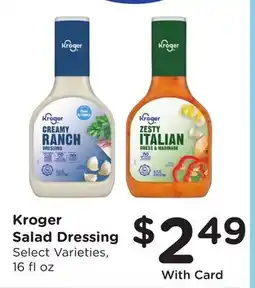 Ralphs Kroger Salad Dressing offer