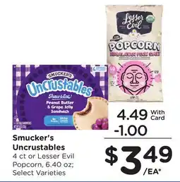 Ralphs Smucker's Uncrustables offer