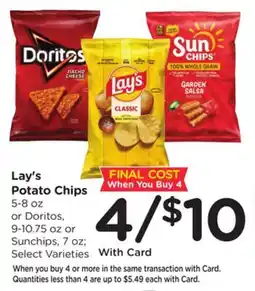 Ralphs Lay's Potato Chips offer