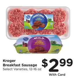 Ralphs Kroger Breakfast Sausage offer