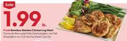 Stater Bros Fresh Boneless Skinless Chicken Leg Meat offer