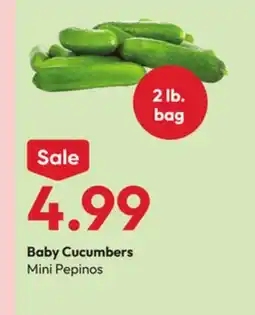 Stater Bros Baby Cucumbers offer