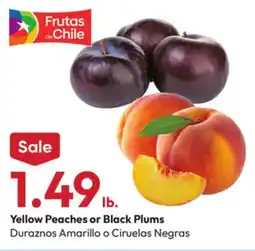 Stater Bros Yellow Peaches or Black Plums offer