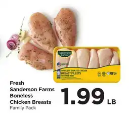 Food 4 Less Fresh Sanderson Farms Boneless Chicken Breasts offer
