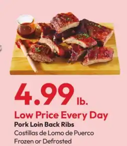 Stater Bros Pork Loin Back Ribs offer